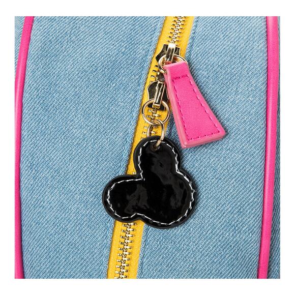 NWOT Disney Parks Mickey Mouse Club Denim Mini Backpack by Danielle Nicole - Picture 4 of 4